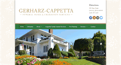 Desktop Screenshot of gerharzfuneralhome.com