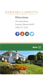 Mobile Screenshot of gerharzfuneralhome.com